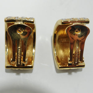 1980s Voguebuox 18K Gold Plated Earrings