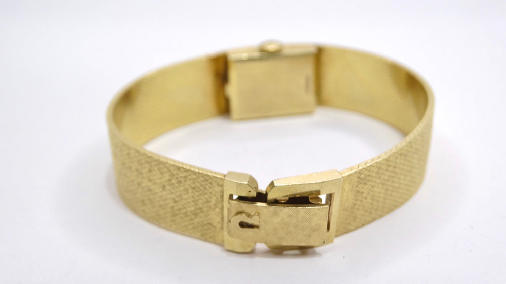Omega Solid 14k Gold Watch