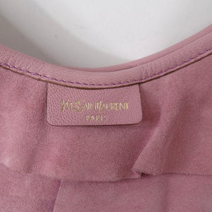 Yves Saint Laurent 'St-Tropez' Pink Suede Shoulder Bag - Yves