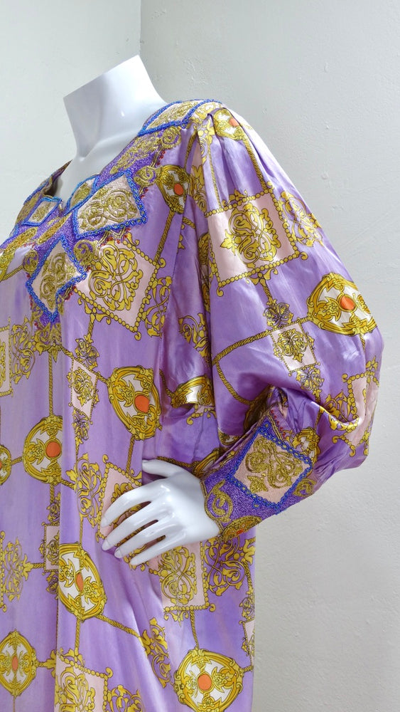 Yves Saint Laurent Silk Beaded Maxi Dress
