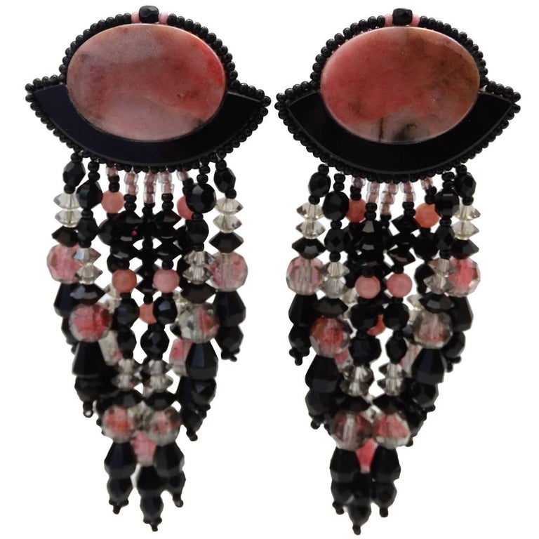 White And Black Western Earrings – Jewelsalley