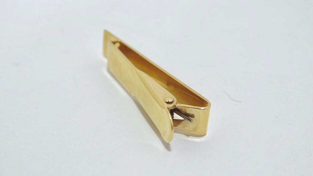 Cartier 14k Gold Tie Clip