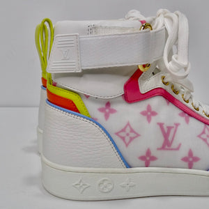 vuitton shoes pink and