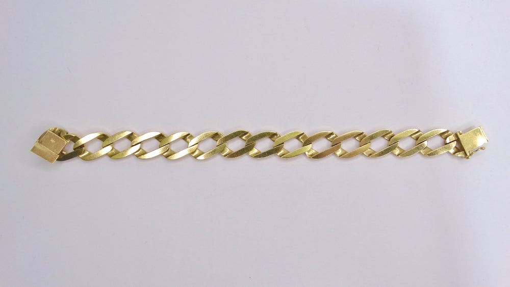 Miami Cuban Link 14k Solid Yellow Gold Bracelet