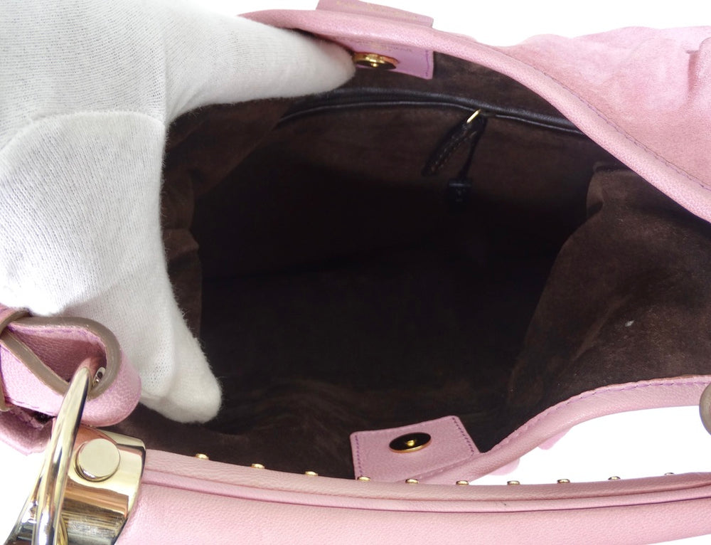 Vintage Tom Ford for Yves Saint Laurent Pink Suede Saint Tropez Handbag