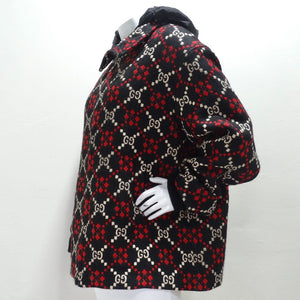 Gucci Macro GG Diamond Wool Jacket