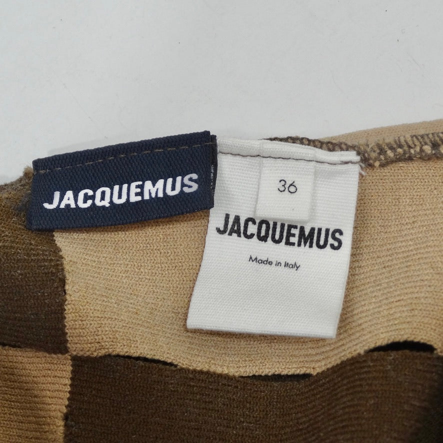 Jacquemus Le Short Gelato Mid-rise Stretch Cotton-blend Knit Shorts