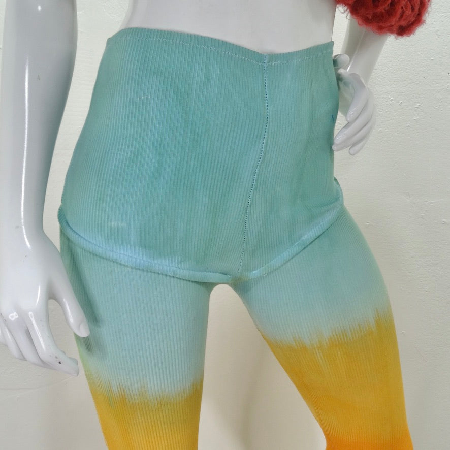 Hand Dyed Knit Sunset Pants