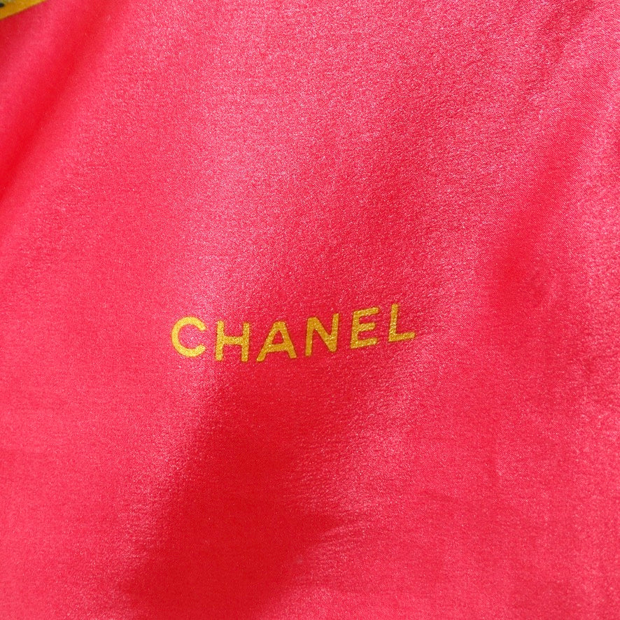 1990s Chanel Interlocking CC Jewel Print Scarf