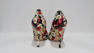 Dolce and Gabbana Kate Floral Leather Pumps
