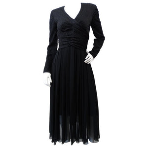 Chanel Boutique Black Evening Dress