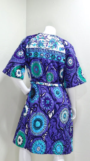 Emilio Pucci 1960's Cotton Quilted Dress
