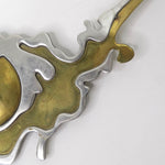 Gold and Silver Plated Abstract Necklace
