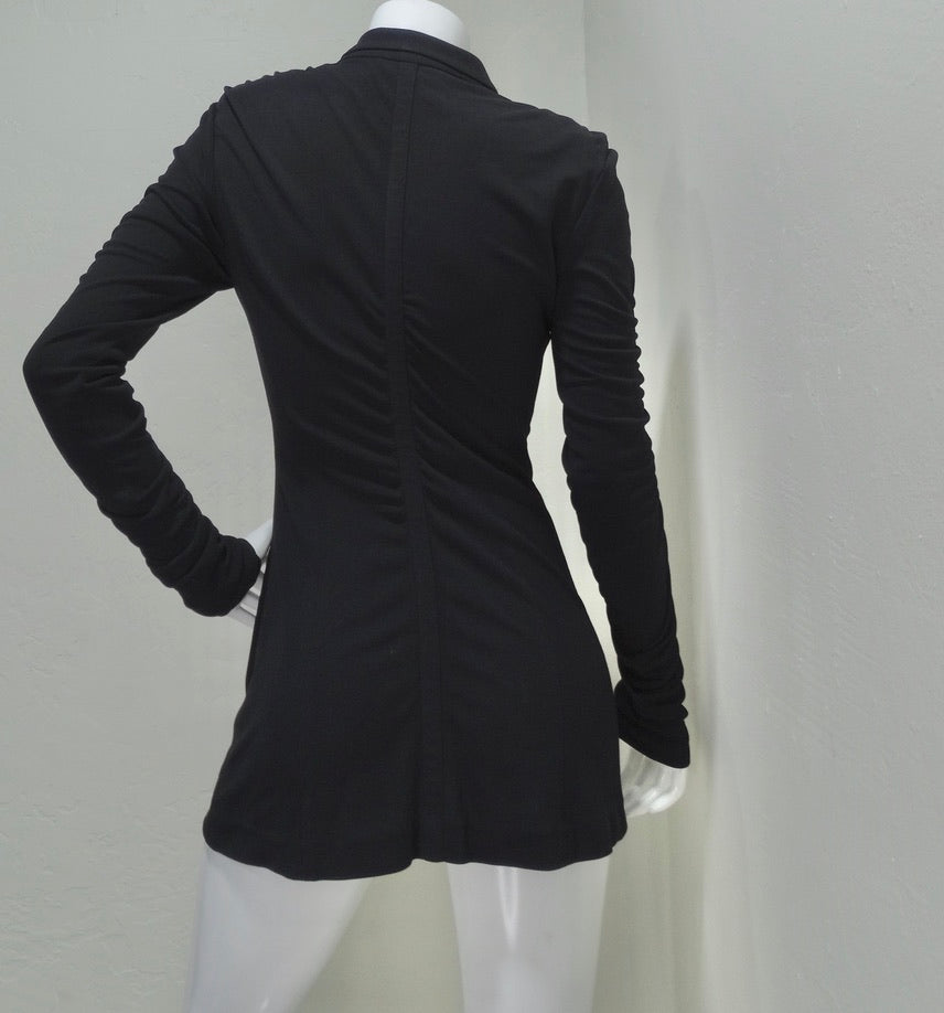 Karl Lagerfeld Black Shirt Dress circa 1990's