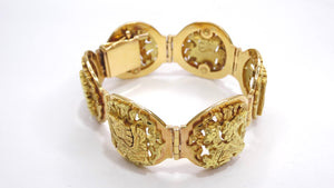 Mayan 1960's 18k Gold Bracelet