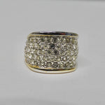 1980s 18K HGE Cocktail Ring