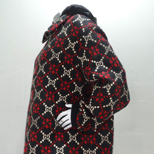 Gucci Macro GG Diamond Wool Jacket