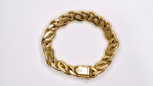 Miami Cuban Bracelet 14k Yellow Gold Chain Link