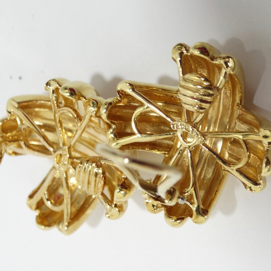 Vintage 18K Gold Tiffanys Earrings