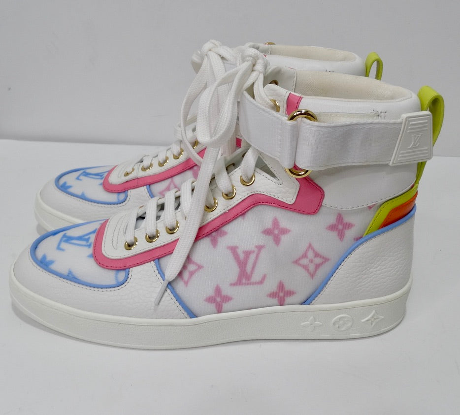 Louis Vuitton Pastels Monogram Boombox Sneakers w/ Tags - White Sneakers,  Shoes - LOU731444