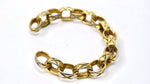 Chanel Gold Chain-Link Cuff Bracelet