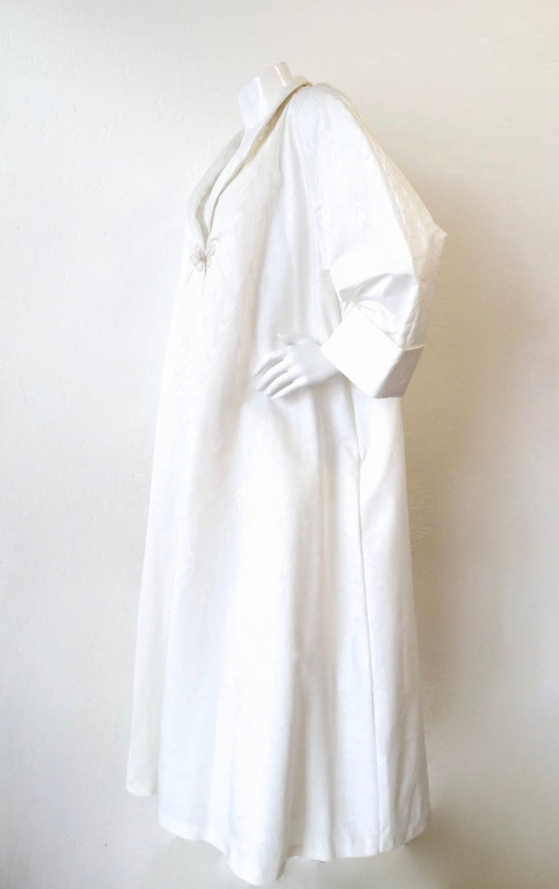Vintage White Oversized Opera Coat