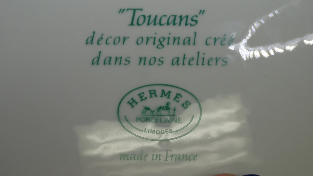 Hermes Porcelain Toucan Plate