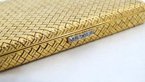 Van Cleef & Arpels 18k Gold & White Diamond Case