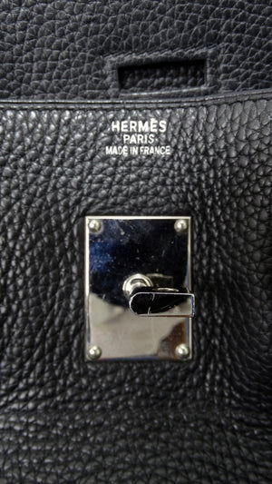 Hérmes 42cm Noir Clemence JPG Shoulder Birkin – Vintage by Misty