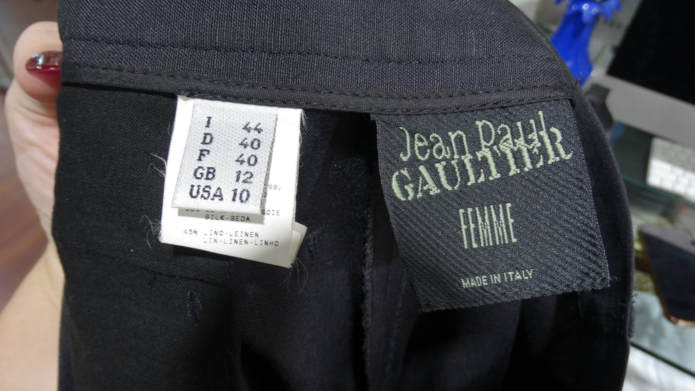 Jean Paul Gaultier Silk/Linen Trouser Matching Set
