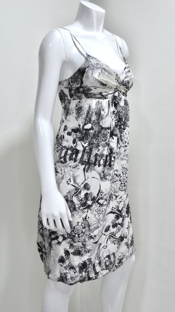 Galliano Printed Slip Dress Galliano Printed Slip Dress