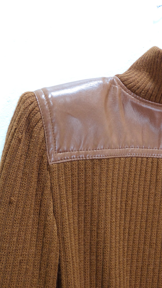 Valentino 1980's Leather Dress/Jacket