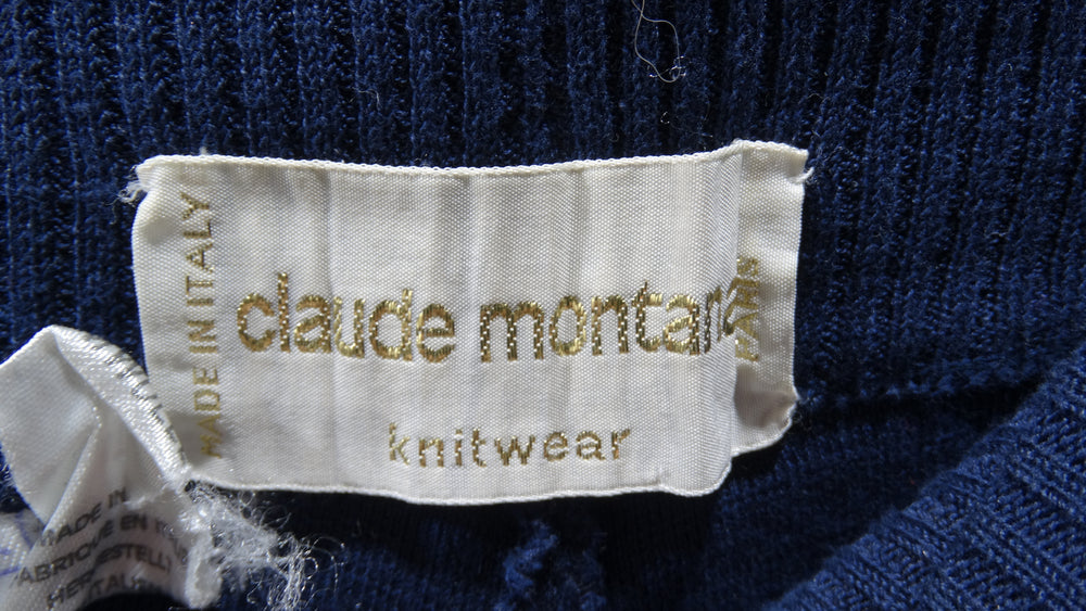 Claude Montana 1980's Knit Set