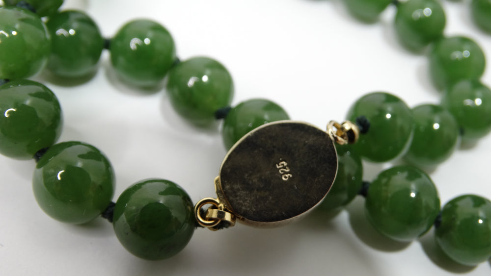 Jade 14k Gold Beaded Necklace