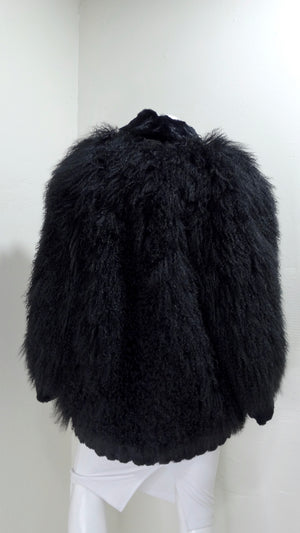 Revillon Mongolian Lamb Fur Coat