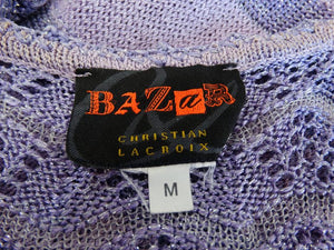Bazaar Christian LaCroix Lavander Knit Dress