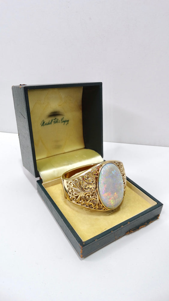 Opal Rings - All Natural Australian Opal - .31ctw Diamonds – Hawkes and Co