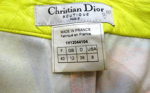 1990s Christian Dior Neon Graffiti Pants