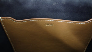 Christian Dior CD Diamond Genuine Leather Pouch