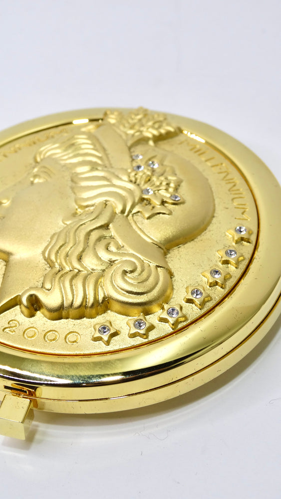 Lady Liberty Millennium Coin Mirror Compact