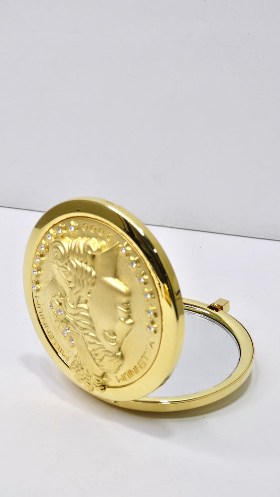 Lady Liberty Millennium Coin Mirror Compact