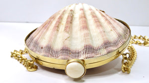 Vintage Clam Seashell Evening Bag