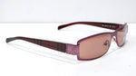 Burberry 1990's Pink Rectangular Sunglasses