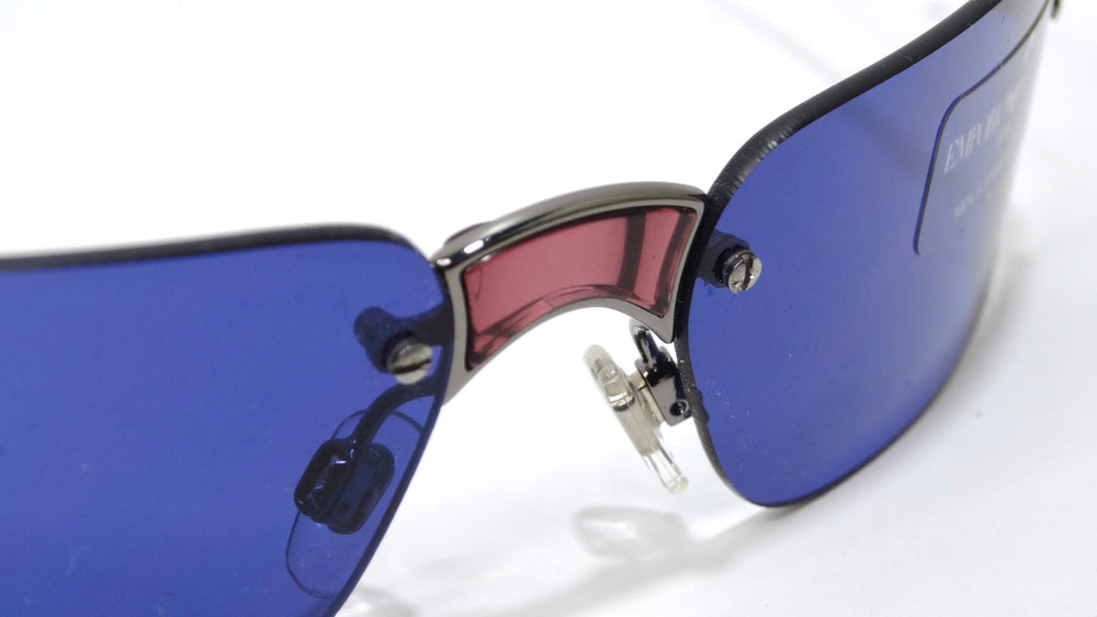 Gafas de sol deportivas sin montura azul CHANEL y2k 4008 -  México