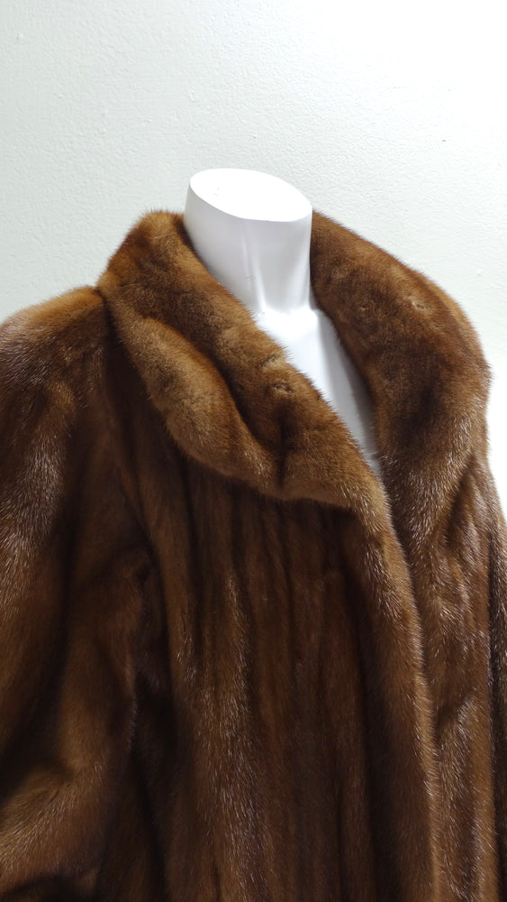 Vintage Fendi Long Fur Mink Coat 