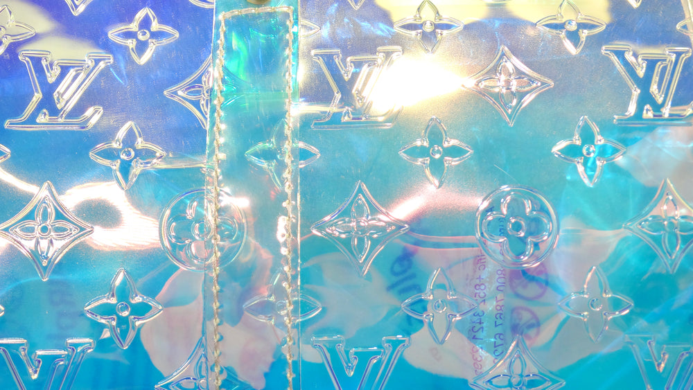 Louis Vuitton x Virgil Abloh Monogram PVC Prism Keepall Bandouliére 50