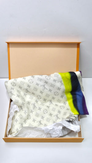 Louis Vuitton RAINBOW scarf Multiple colors Silk Wool ref.222614