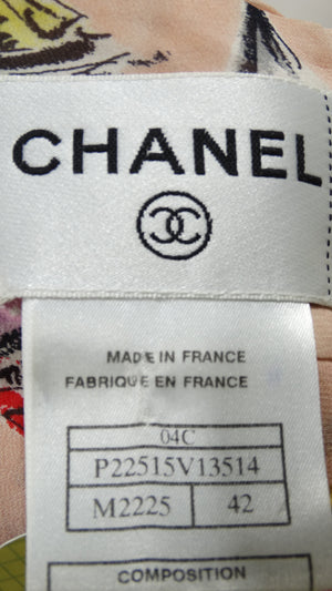 Chanel Silk Ice Cream Sundae Dress