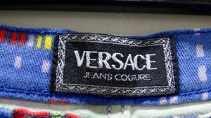 Gianni Versace Jazz Age Print Jeans