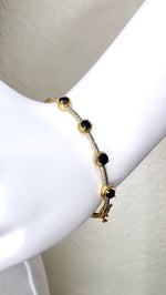 Sapphire Vintage 1920's Bracelet